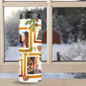 Farbenfrohe 4 Foto Collage Crafty Christmas Tree Thermosbecher