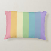 Farbenfrohe 5-Buchstaben-Bezeichnung Regenbogenerd Dekokissen (Rückseite)