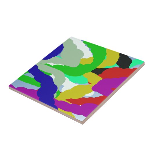 farbenfrohe 64329 abstrakte Gestaltung Fliese (Seite)