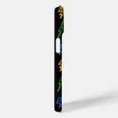 Farbenfrohe 80er Jahre Neon Lightning Pattern Case-Mate iPhone Hülle (Rückseite / Rechts)
