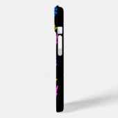 Farbenfrohe 80er Jahre Neon Lightning Pattern Case-Mate iPhone Hülle (Rückseite / Links)