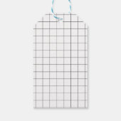 Farbenfrohe 80er-Party-Geschenketiketten Geschenkanhänger (Rückseite)