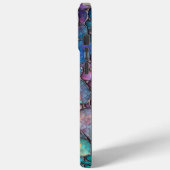 Farbenfrohe Abalone-Blasen Case-Mate iPhone Hülle (Rückseite / Links)