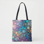Farbenfrohe Abalone-Blasen Tasche (Vorderseite)