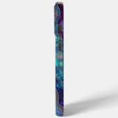 Farbenfrohe Abalone Ripples Case-Mate iPhone Hülle (Rückseite / Links)