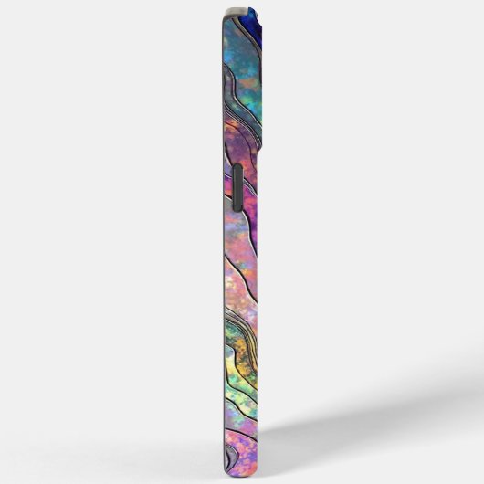 Farbenfrohe Abalone Ripples Case-Mate iPhone Hülle (Rückseite / Rechts)