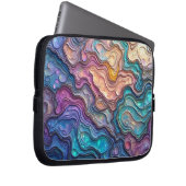 Farbenfrohe Abalone Wirbel Electronics Bag Laptopschutzhülle (Vorne Rechts)