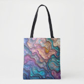 Farbenfrohe Abalone-Wirbel Tasche (Vorderseite)