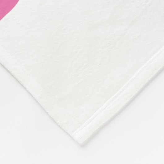 Farbenfrohe ABCs Fleecedecke (Ecke)