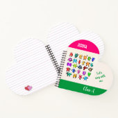 Farbenfrohe ABCs Notizblock (Innenseite)