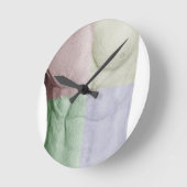 Farbenfrohe Abs Runde Wanduhr (Winkel)