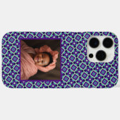 Farbenfrohe Abschlussgeschenke Quadratisches Muste Case-Mate iPhone Hülle (Rückseite (Horizontal))