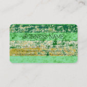 Farbenfrohe Abstrakt Art Monogram #13 Visitenkarte (Rückseite)