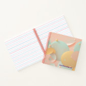Farbenfrohe Abstrakt Background Spiral Notebook Notizblock (Innenseite)