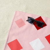 Farbenfrohe Abstrakt Geometrie Personalisiert Strandtuch (Beispiel)