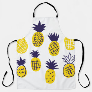 Farbenfrohe abstrakte Ananas im Geruch Schürze