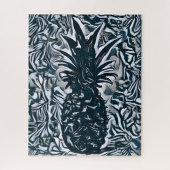 Farbenfrohe Abstrakte Ananas Obst, harte Herausfor Puzzle (Vertikal)