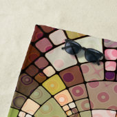 Farbenfrohe Abstrakte Art Mandala Mosaik Strandtuc Strandtuch (Beispiel)
