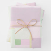 Farbenfrohe Abstrakte Art Pastell Wrapping Paper Geschenkpapier Set (Beispiel)