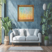 Farbenfrohe Abstrakte Aspen Bäume Leinwand