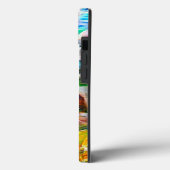 Farbenfrohe Abstrakte Ausdrucksform Cat Art Print Case-Mate iPhone Hülle (Rückseite / Links)