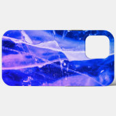 Farbenfrohe Abstrakte blaue weiße Marine Case-Mate iPhone Hülle (Rückseite (Horizontal))