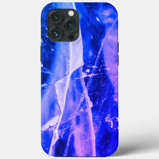 Farbenfrohe Abstrakte blaue weiße Marine Case-Mate iPhone Hülle (Rückseite)