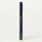 Farbenfrohe Abstrakte blaurosa grünes Fraktal Case-Mate iPhone Hülle (Hinten/Rechts)