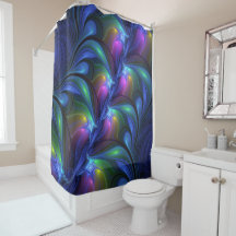 Farbenfrohe Abstrakte blaurosa grünes Fraktal