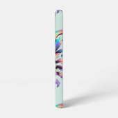 Farbenfrohe Abstrakte Blume - Fall Samsung Galaxy Hülle (Linke Seite)