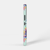 Farbenfrohe Abstrakte Blume - Fall Samsung Galaxy Hülle (Rechte Seite)