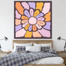 Farbenfrohe abstrakte Blume