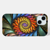 Farbenfrohe Abstrakte Blumenspirale Harmonium Case-Mate iPhone Hülle (Rückseite (Horizontal))