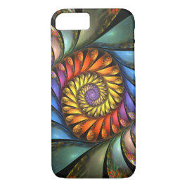 Farbenfrohe Abstrakte Blumenspirale Harmonium Case-Mate iPhone Hülle