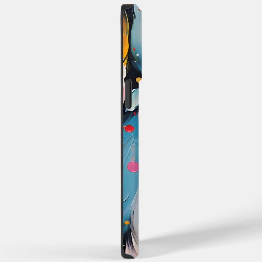 Farbenfrohe Abstrakte Bohemische Federn Case-Mate iPhone Hülle (Rückseite / Rechts)