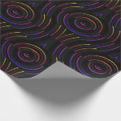 Farbenfrohe Abstrakte Circles Gamer Geschenkpapier (Ecke)