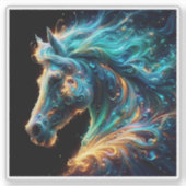 Farbenfrohe Abstrakte Darstellung eines grässliche Aufkleber (Vorderseite)