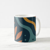 Farbenfrohe abstrakte Design-Tassen Kaffeetasse (VorderseiteRechts)