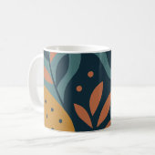 Farbenfrohe abstrakte Design-Tassen Kaffeetasse (Vorderseite Links)