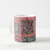farbenfrohe abstrakte digitale Designkulisse Kaffeetasse (Vorderseite Links)