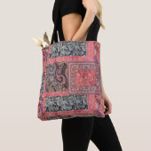 farbenfrohe abstrakte digitale Designkulisse Tasche (Von Nahem)