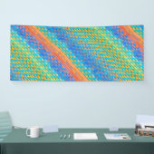 Farbenfrohe Abstrakte, digitale Muster Banner (Messe)