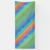 Farbenfrohe Abstrakte, digitale Muster Banner (Vertikal)