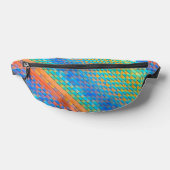 Farbenfrohe Abstrakte, digitale Muster Bauchtasche (Ablage )