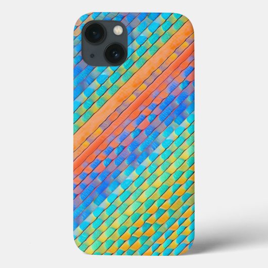 Farbenfrohe Abstrakte, digitale Muster Case-Mate iPhone Hülle (Rückseite)