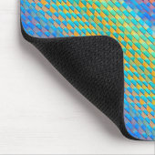Farbenfrohe Abstrakte, digitale Muster Mousepad (Ecke)