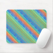 Farbenfrohe Abstrakte, digitale Muster Mousepad (Mit Mouse)