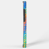 Farbenfrohe Abstrakte, digitale Muster Samsung Galaxy Hülle (Rechte Seite)