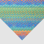 Farbenfrohe Abstrakte, digitale Muster Seidenpapier (Ausschnitt)