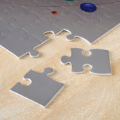 Farbenfrohe Abstrakte Drehbewegung Puzzle (Seite)